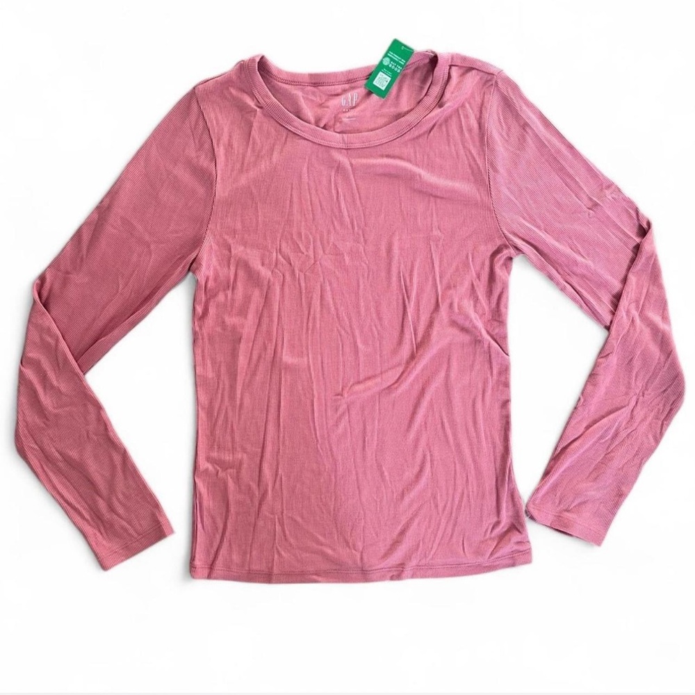 GAP Women's Pink Long Sleeve Top
